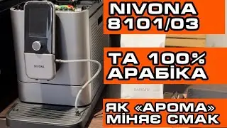 Покращення смаку каву через Арома пункт меню. Нівона 8101 / 03. 100% Арабіка