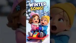 Winter Day Song ❄️ |Fun Winter Dance & Cute Snow Moment | Kids Winter Rhyme ✨#shorts  #elsa