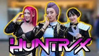 HUNTR/X attends KPOP DEMON HUNTER Sing A Long! ft. @StellaChuu & @morganlefoy