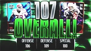 107 OVERALL TEAM IN MADDEN MOBILE!? 500 MILLION COIN TEAM!! THE HIGHEST OVERALL POSSIBLE!!