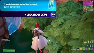 Travel distance using the Jetpack Fortnite