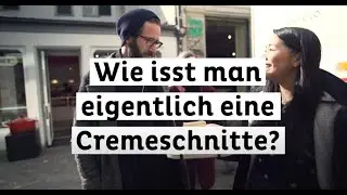 Wie isst man Cr&eacute;meschnitten?? - Betty Bossi Strassenumfrage