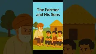 The Farmer and his Sons | Moral story for kids #moralstory #cartoon #animation