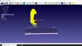 RoboDK tutorial : How to make a path in a moving conveyor.