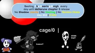 Beating the knight everyday until deltarune chapter 5 releases (no sm, healing or TP-items)(day 202)
