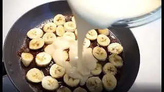 Easy 20 Minute BANANA CAKE in Frying Pan! NO Oven