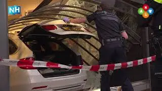 Ramkrakers rijden merkkledingwinkel in Alkmaar binnen en laten ravage achter