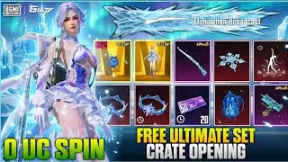 GLACIER KAR-98K CRATE OPENING | FREE 50 UC VOUCHER TRICK | ULTIMATE SET CRATE OPENING