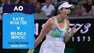 Katie Boulter v Belinda Bencic Highlights | Australian Open 2026 First Round
