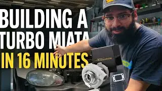 Budowa Turbo Miaty w 16 minut | Kompleksowa budowa garażu DIY