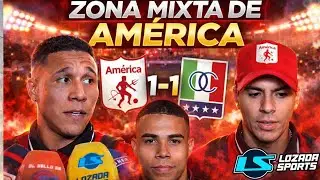 🔴 ZONA MIXTA 🎤 De América, luego del empate 1-1 🆚 Once Caldas