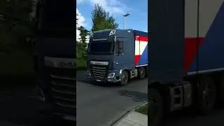 DAF XF Super Space 530HP 12 Speed- Departing for Goods Delivery- ETS2 1.45- #shorts #ets2 #daftrucks