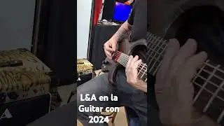 L&a H490 en la Guitar con 2024. Con Eugenio Jauchen de @cabezonesoficial  #metal #guitar #soldano