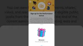 Facebook Performance Bonus Enable 😍 #shorts #facebook #bonus