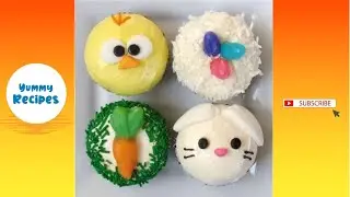 Easy & Cute Spring Cupcake Decorating | Yummy Recipes #Shorts