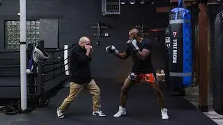 Hand placement for boxing/ striking