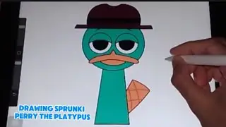 CARA MENGGAMBAR SPRUNKI PERRY THE PLATIPUS || KEYLA ANIMASI