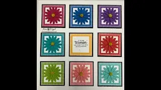 Daisy Lane/Daisy Punch Summer Sampler using Stampin' Up!  Daisy punches
