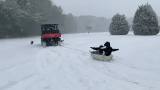 Snow day 2025, Milton, Florida