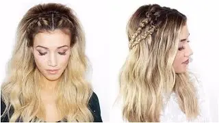 Flat Iron Wave Vs Snake Braids | Half Minute Hair Tutorial