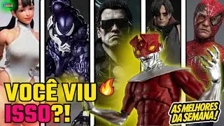 🔥Lan&ccedil;amentos INSANOS de Action Figures! Voc&ecirc; PRECISA Ver Isso! Marvel DC SH Figuarts Hot Toys