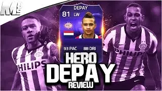 FIFA 15 PURPLE DEPAY REVIEW (81) FIFA 15 Ultimate Team Player Review + In Game Stats
