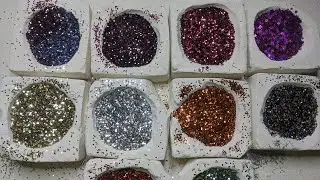 Gym Chalk Glitters Bombs 💣 🪩 2X Speed | ASMR | Satisfying ASMR | Subscribe 💕