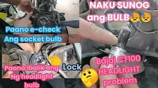 BAJAJ CT100 HEADLIGHT PROBLEM🤔🤔🤔