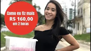 Meu dia vendendo brigadeiros na rua