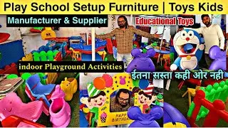 Rudram International Fancy Play School Furniture Setup & Indoor Toys Slides, Chairs & Play Activites