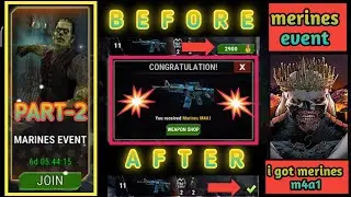 Dead Target: Zombie 🧟 || Merines Event 🥵 || I Got Merines M4A1 😈 || Part 2 🔥|| Satan Gaming 😎