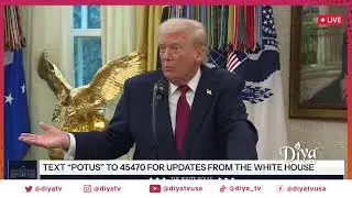President Trump Participates in a Mexican Border Defense Medal Presentation