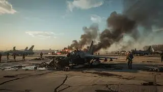 5 Minutes Ago: IRAN Attacks US Air Base in IRAQ Territory, Destroying 12 US F-16s That Just Arrived