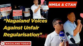 Nagaland Medical Students Protest Govt&rsquo;s Regularisation Move | NMSA Agitation in Kohima