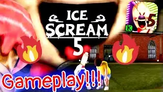 Ice Scream 5 Main Menu & Gameplay | Ice Scream 5 Fanmade