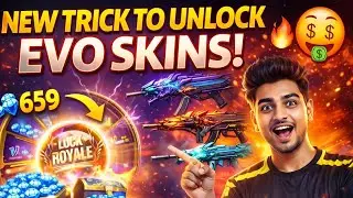 EVO Gun Unlock 😱 | Free Fire Luck Royale Secret 🔥