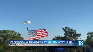 Professional Skydivers at WL Country Club