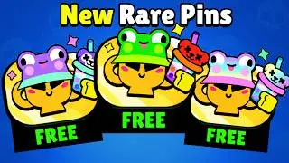 Brawl Stars is Giving Away the New RAREST Pins for FREE!