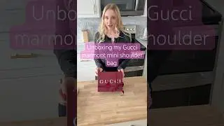 #unboxing my #gucci marmont mini bag😍 #luxurybags #gg #guccibag #designerbags #guccibags #pinkgucci