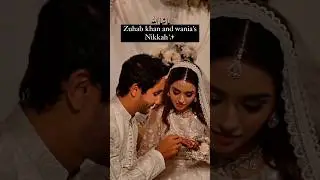 Zuhab Khan And Wania Nikah 😱 #zuhabkhan #nikha #youtubeshorts #shorts