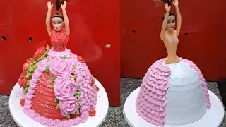 Doll Cake Decorating | Girl Birthday Cake Design | New Style Doll Cake design | 2024