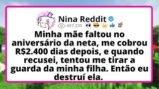 Minha MÃE faltou no aniversário da neta, me COBROU R$2.400 dias depois, e quando RECUSEI, tentou...