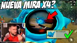 LA NUEVA MIRA EMBRUJADA X4 ESTA MUY DIFICIL DE USAR EN PUBG MOBILE!!