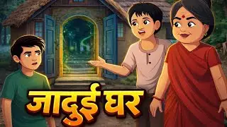 जादुई घर 🏠✨ | Hindi Moral Story for Kids | 2D Animated Kahani | Magical House Story 