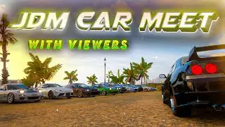 Forza Horizon 5 - JDM Car Meet WITH VIEWERS! (GTR, Supra, RX7, EVO, NSX, S15 & More)