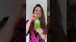 How to make a green juice without a juicer #shorts #greenjuice #healthy #recipe #food