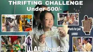 THRIFT CHALLENGE UNDER RS 500 at IEWDUH|SHILLONG | A mini haul | SVLOGS