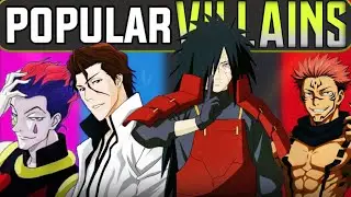 Top 7 Most Popular Villains in Anime History| Most Loved anime villains.