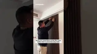 Монтаж скрытых дверей из ДПК-панелей. Завод по производству стеновых панелей из ДПК в Китае. Пост...