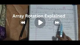 Master Array Rotation: Left Shift by 1 🔄 (Swapping Logic for All Languages)